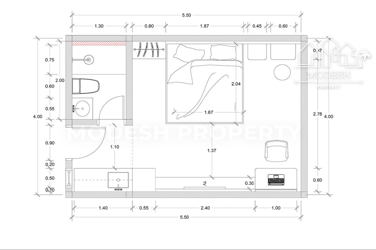 1 Bedroom Bedrooms, ,1 BathroomBathrooms,Apartment,Leasehold Sale,1978