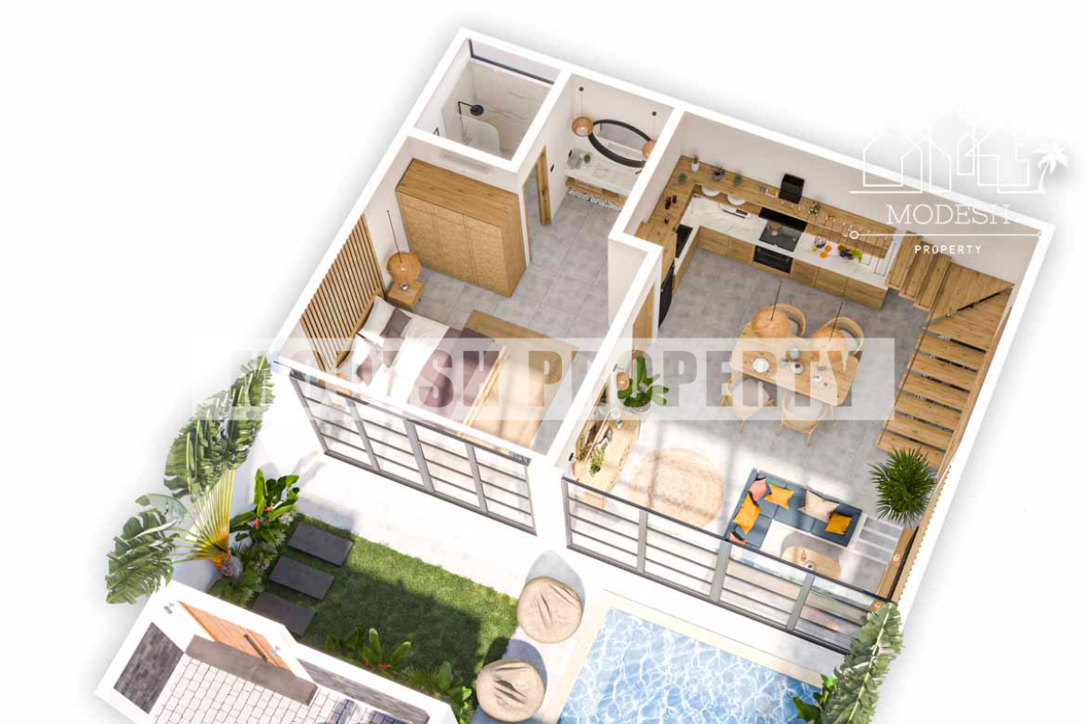 2 Bedrooms Bedrooms, ,2 BathroomsBathrooms,Villa,Leasehold Sale,1462