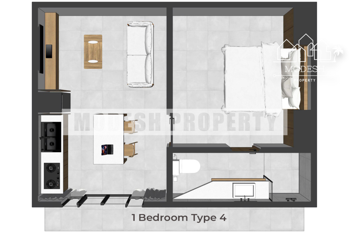 1 Bedroom Bedrooms, ,1 BathroomBathrooms,Villa,Leasehold Sale,1498