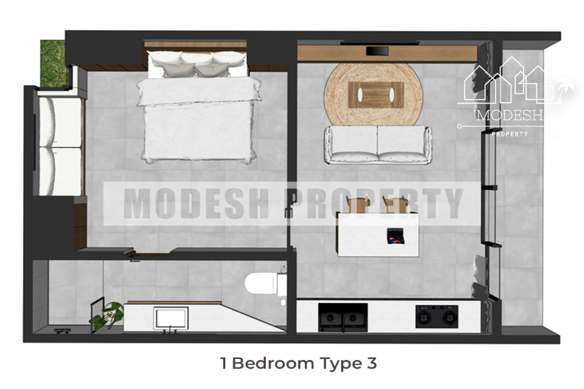 1 Bedroom Bedrooms, ,1 BathroomBathrooms,Villa,Leasehold Sale,1498