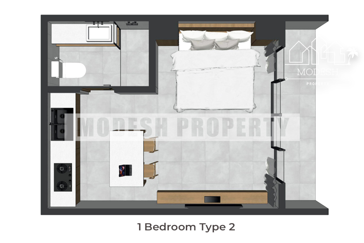 1 Bedroom Bedrooms, ,1 BathroomBathrooms,Villa,Leasehold Sale,1498