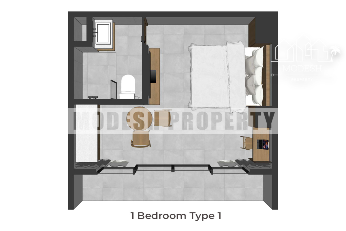 1 Bedroom Bedrooms, ,1 BathroomBathrooms,Villa,Leasehold Sale,1498