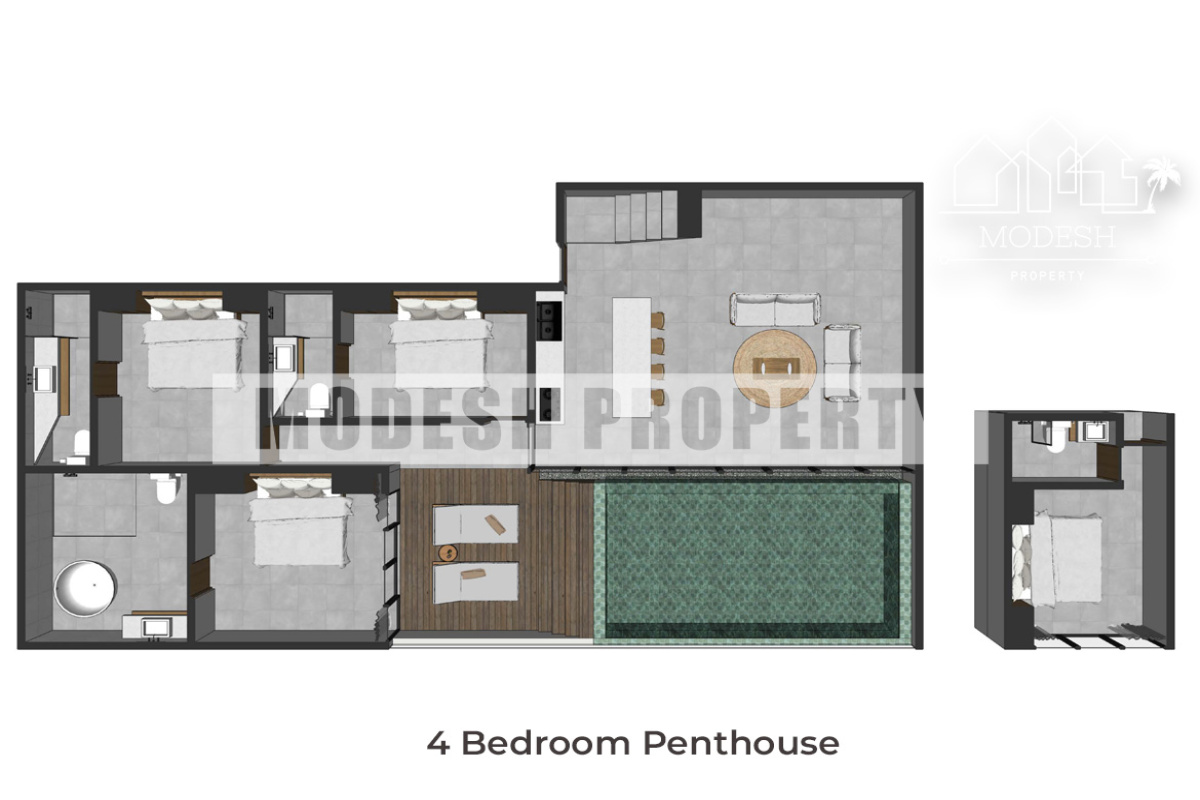 4 Bedrooms Bedrooms, ,4 BathroomsBathrooms,Villa,Leasehold Sale,1501