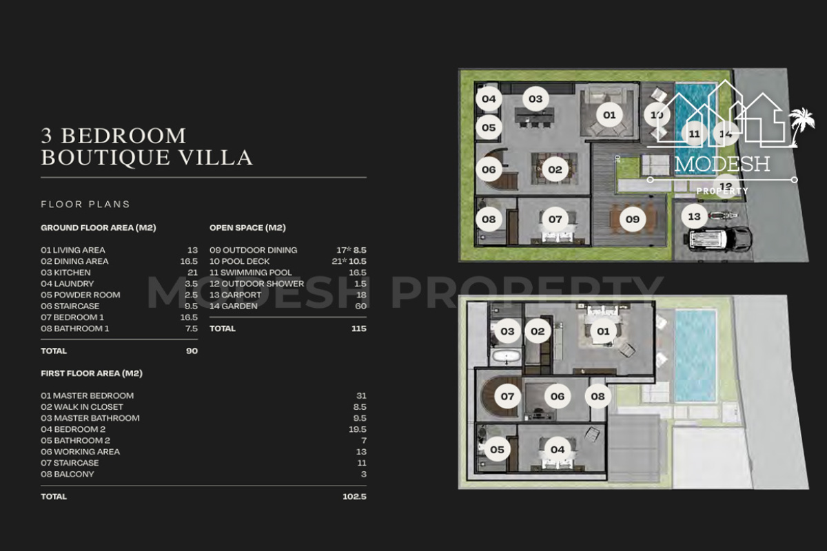 3 Bedrooms Bedrooms, ,3 BathroomsBathrooms,Villa,Freehold Sale,1612