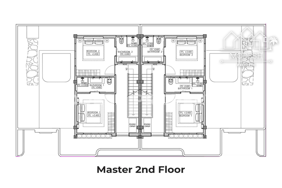 2 Bedrooms Bedrooms, ,2 BathroomsBathrooms,Villa,Freehold Sale,1818