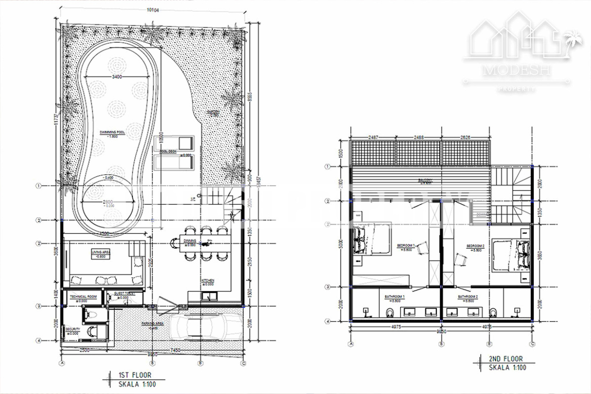 2 Bedrooms Bedrooms, ,2 BathroomsBathrooms,Villa,Leasehold Sale,1075