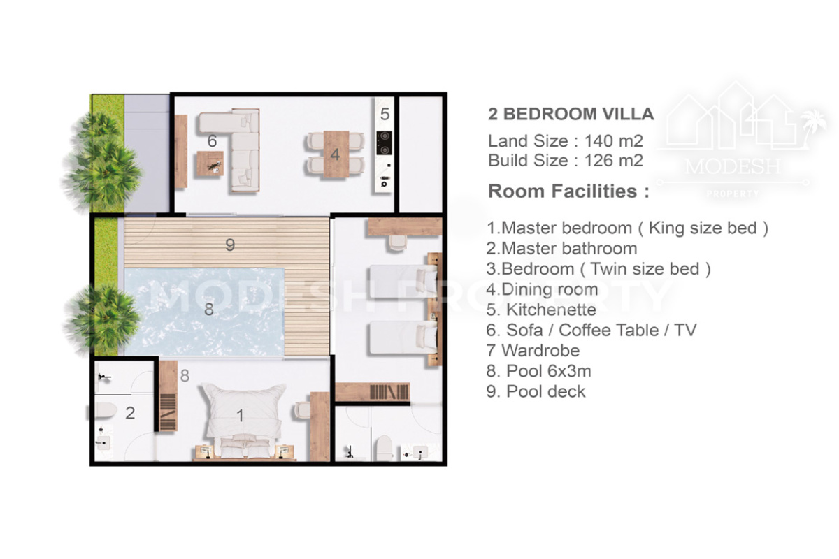 2 Bedrooms Bedrooms, ,2 BathroomsBathrooms,Villa,Freehold Sale,1865
